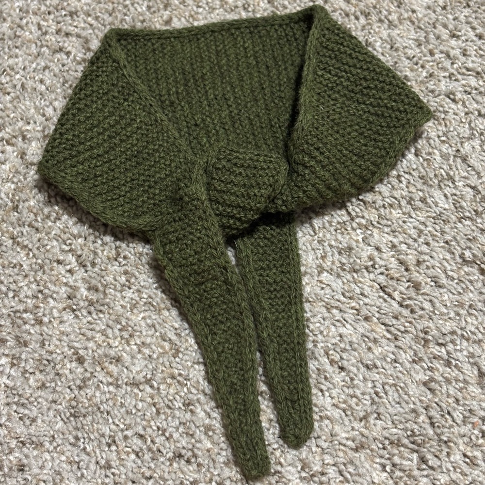 100% wool knit Sophie Scarf by Petite Knit